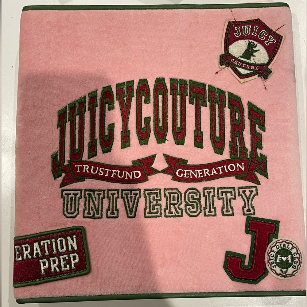 Vintage Y2K Juicy Couture Trust Fund Generation Binder